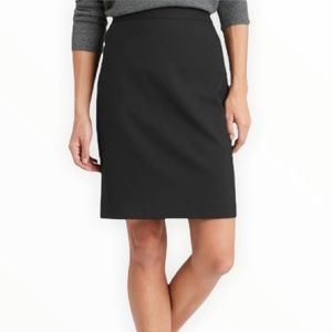 Banana Republic Classic Navy Blue Pencil Skirt
